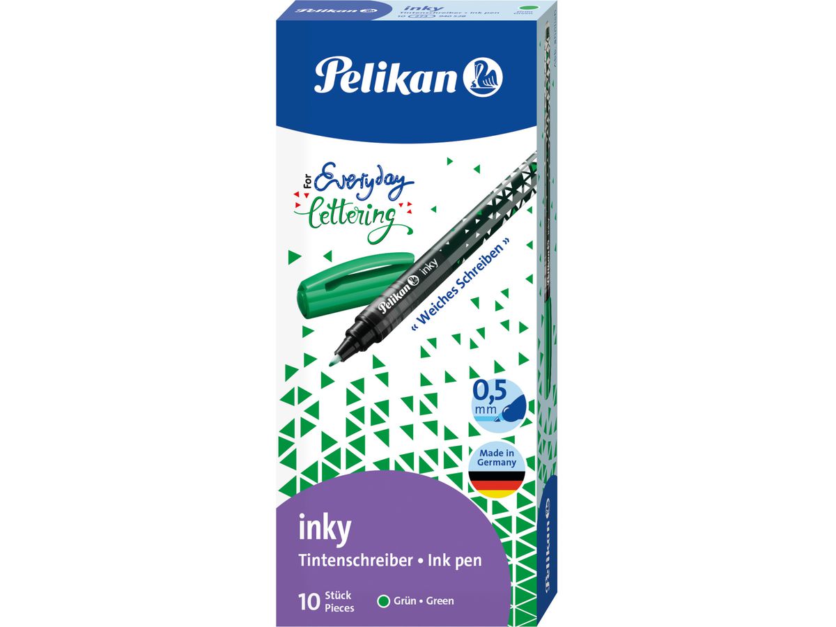 PELIKAN Stylo Fibre Inky 273 0.5mm 940528 vert (4012700940520)