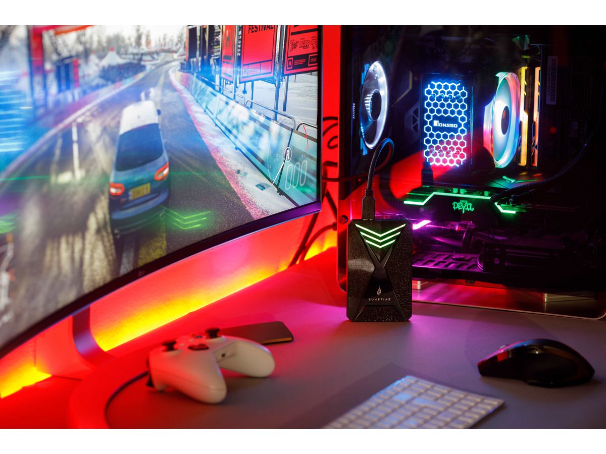 SUREFIRE GX3 Gaming HDD 2TB 53682 USB 3.2 Gen 1 black (0023942536826)