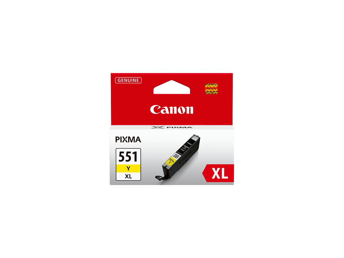 CANON Tintenpatrone XL yellow CLI-551XLY PIXMA MG5450 11ml (4960999904917)