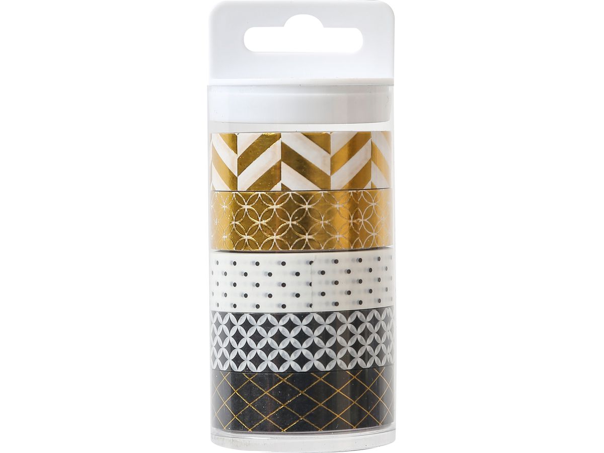 I AM CREATIVE Washi Tape Set 6 4085.113 15mmx5m 5 Stück (7611983201310)