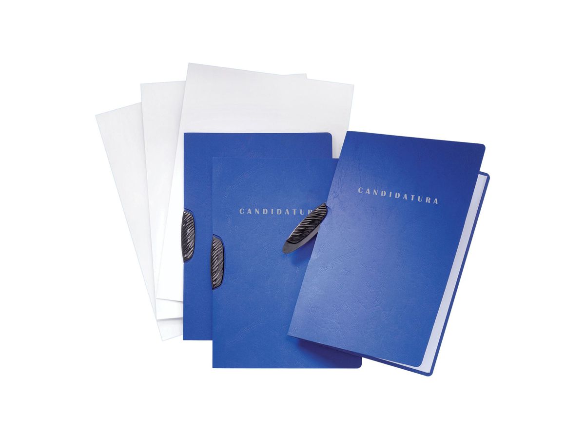 PAGNA Bewerbungsmappen-Set 3Stk 254144002 italienisch, blau (4013951005174)