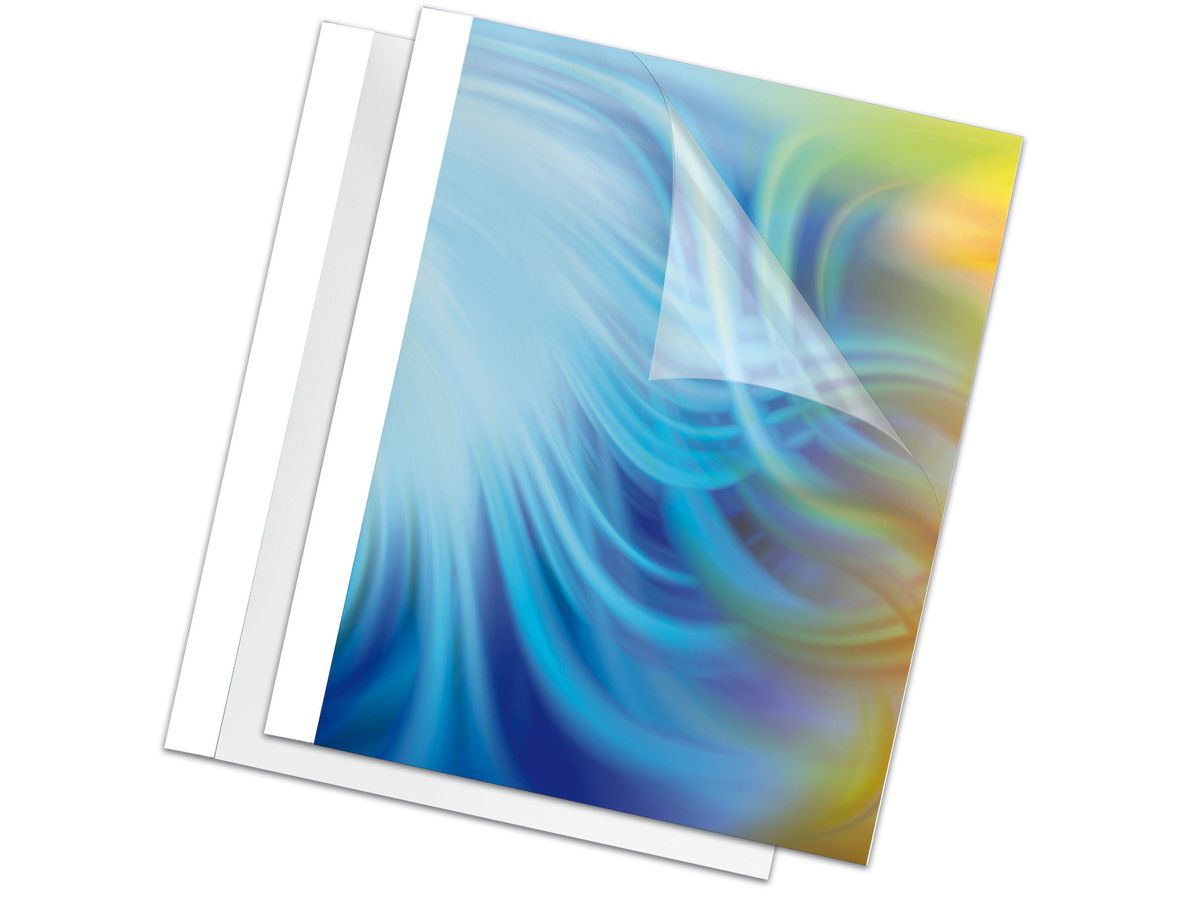 FELLOWES Copertine thermon 1.5mm 53151 bianco 100 pezzi (0077511531514)