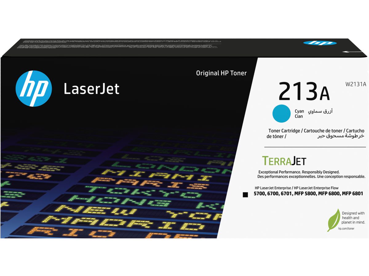 HP Toner-Modul 213A cyan W2131A CLJ Ent. 5700/MFP5800 3000 S. (0195122822538)