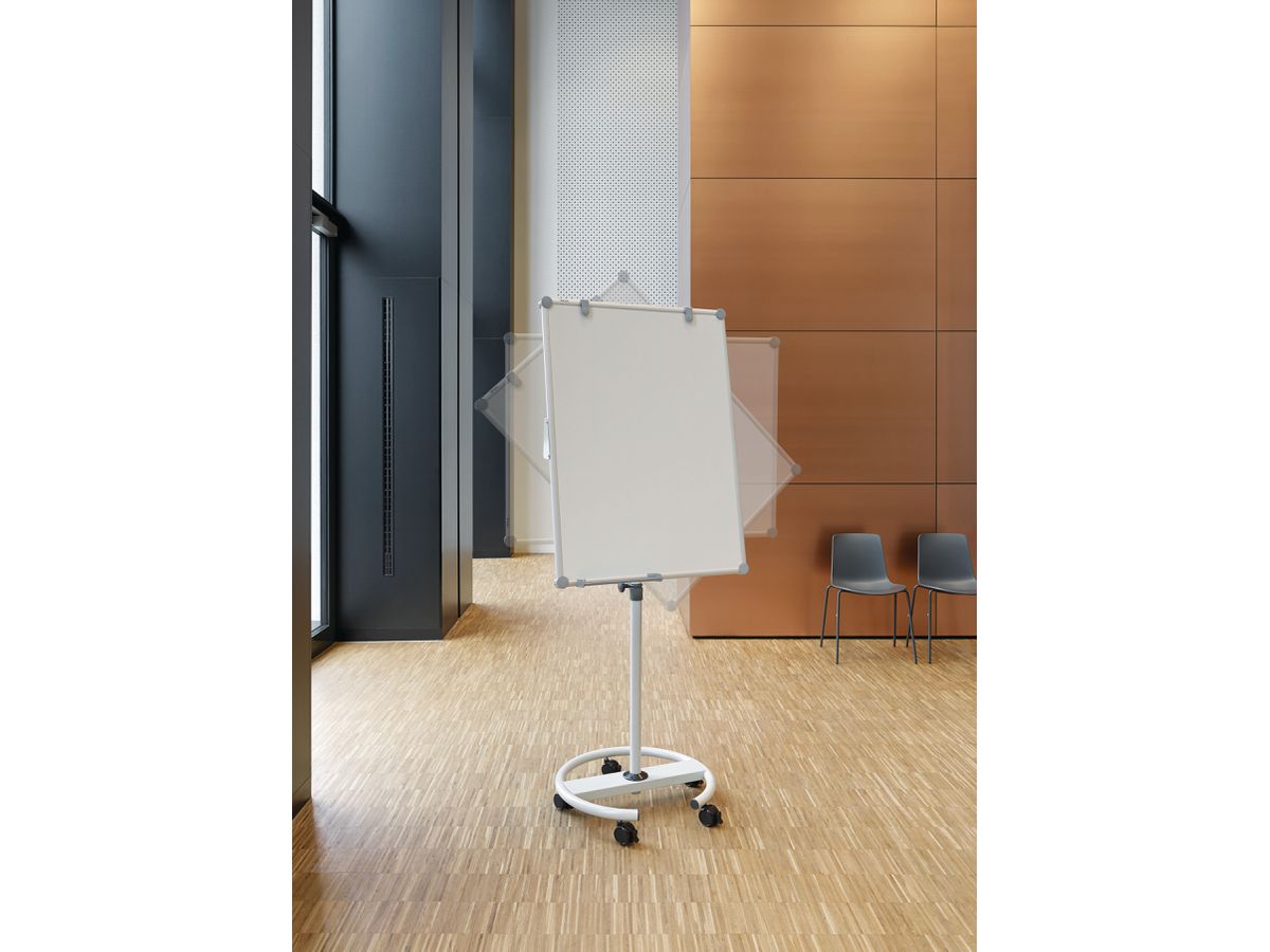 MAUL Flipchart MAULpro Rundfuss 266.00 flip2use, grau (4002390058537)