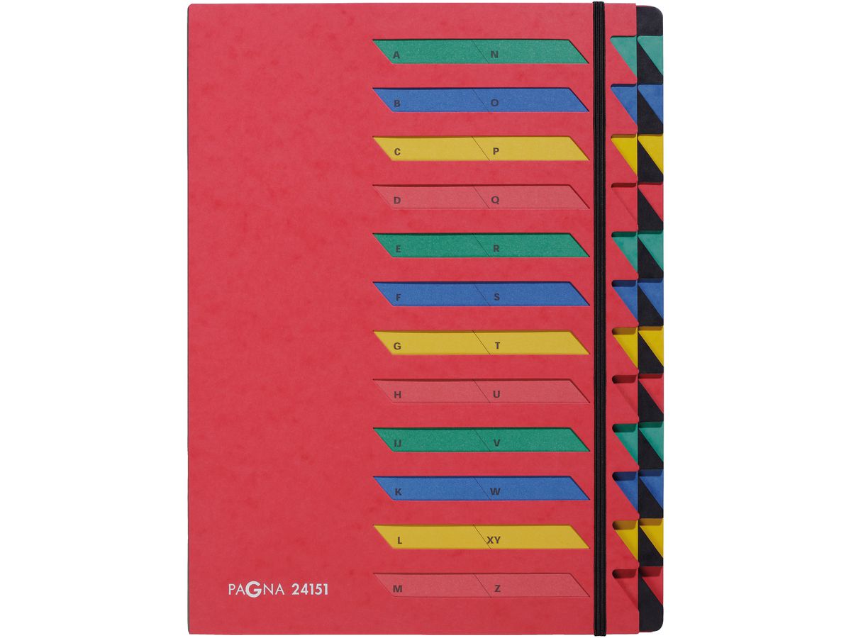 PAGNA Deskorganizer A4 24151-01 rosso A-Z (4013951008533)