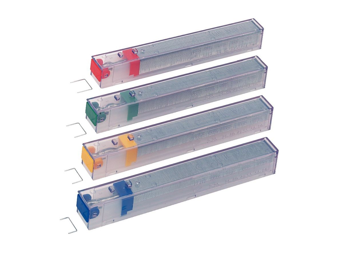 LEITZ Cassettes d'agrafes K6 5591-00-00 bleu 1050 pcs (4002432364695)