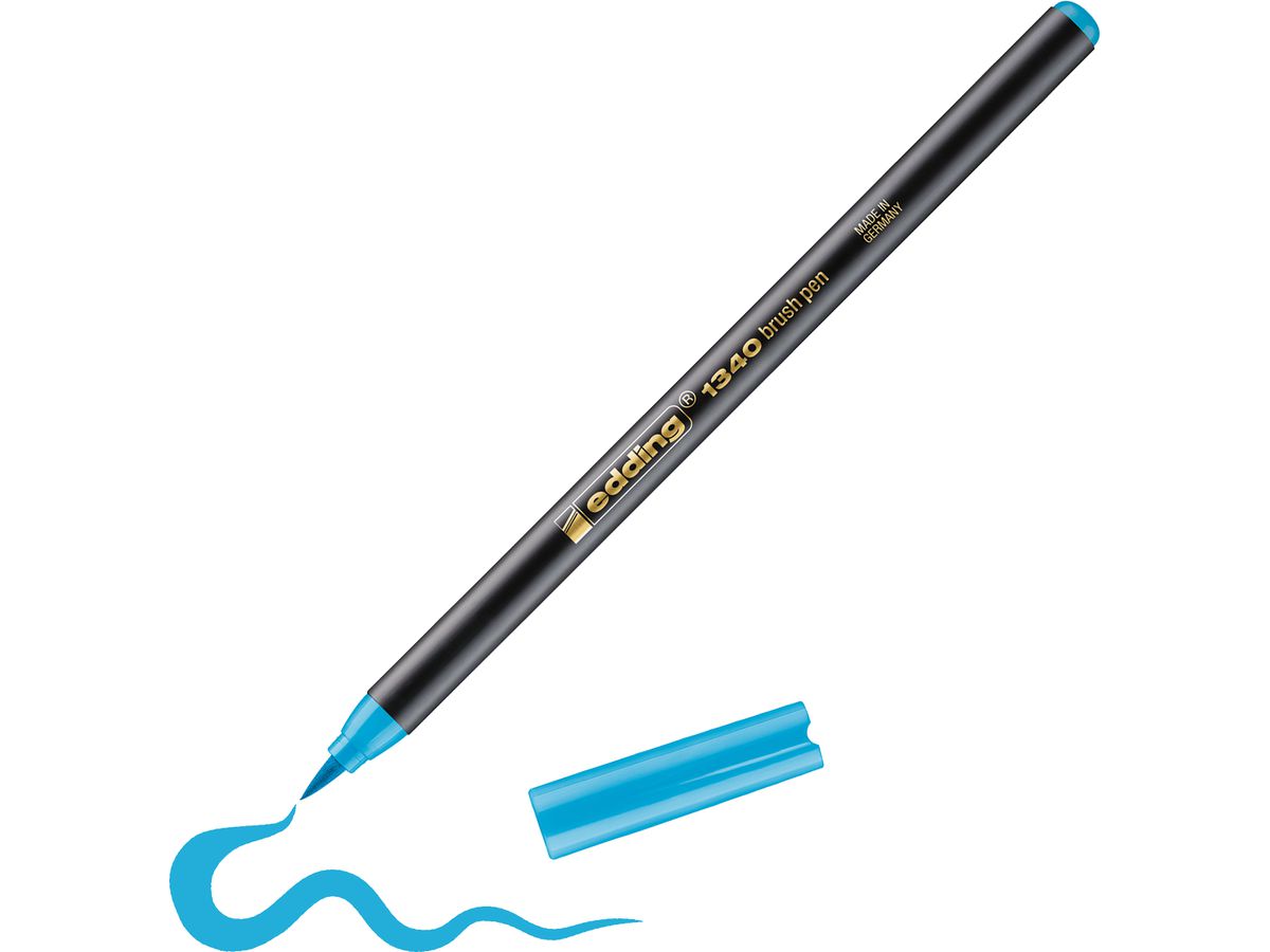 EDDING Brushpen 1340 1340-085 azur blau (4057305000583)