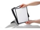 DURABLE Displaysystem SHERPA Style 10 585501 schwarz, mit 10 Sichttafeln A4 (4005546507385)
