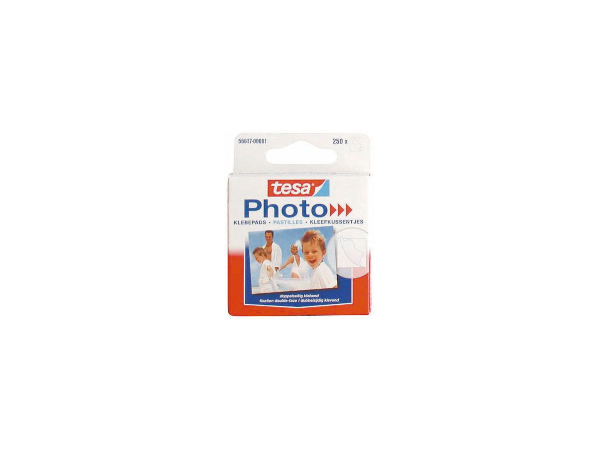 TESA Photo Klebepads 566170000 250 Stück (4042448026354)