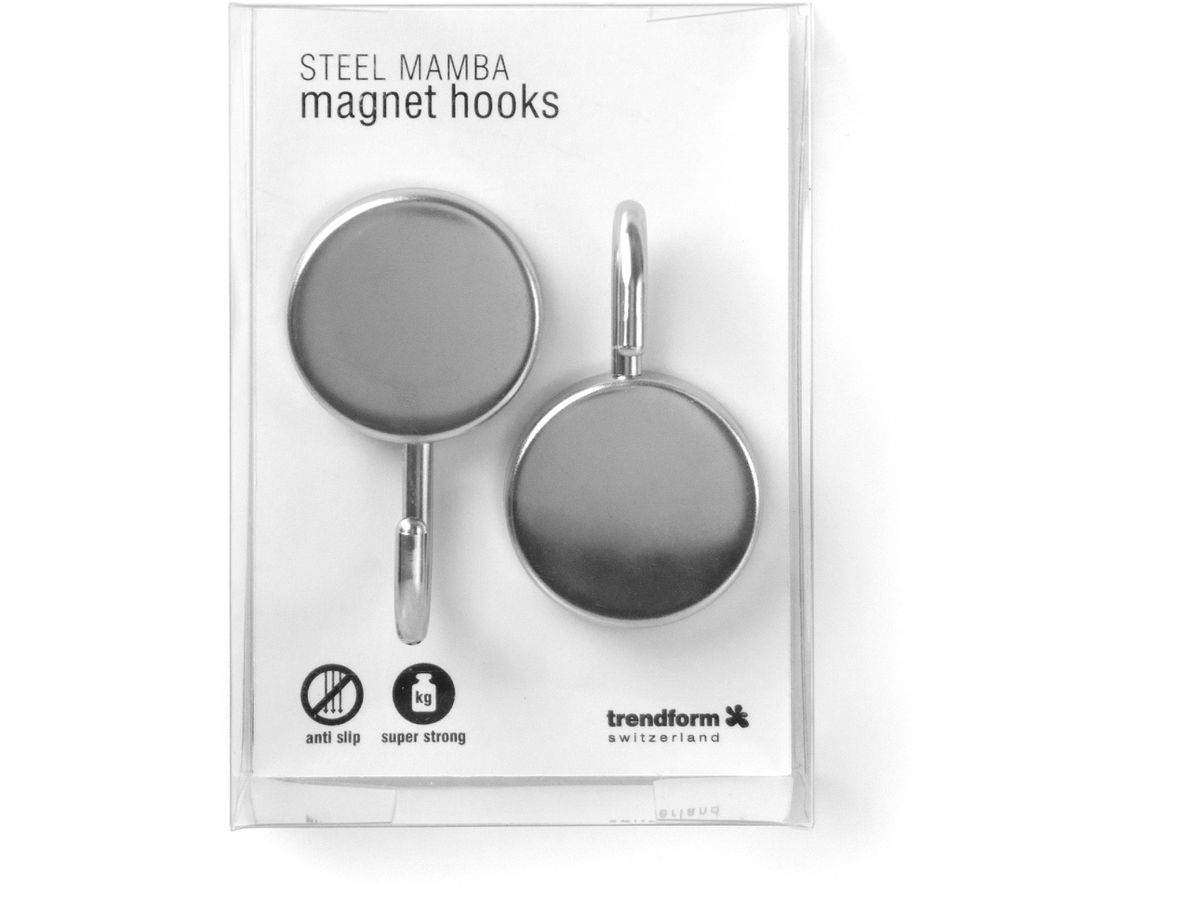TRENDFORM Magnete STEEL MAMBA MM4557 2er Set, silber (7640169367731)