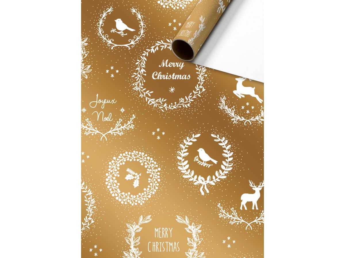 STEWO Papier cadeau 2528154496 Basic Christmas 70x200cm (7630050880210)