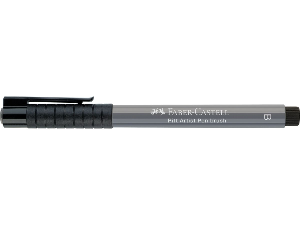 FABER-CASTELL Pitt Artist Pen Brush 2.5mm 167433 cold grey IV (4005401674337)