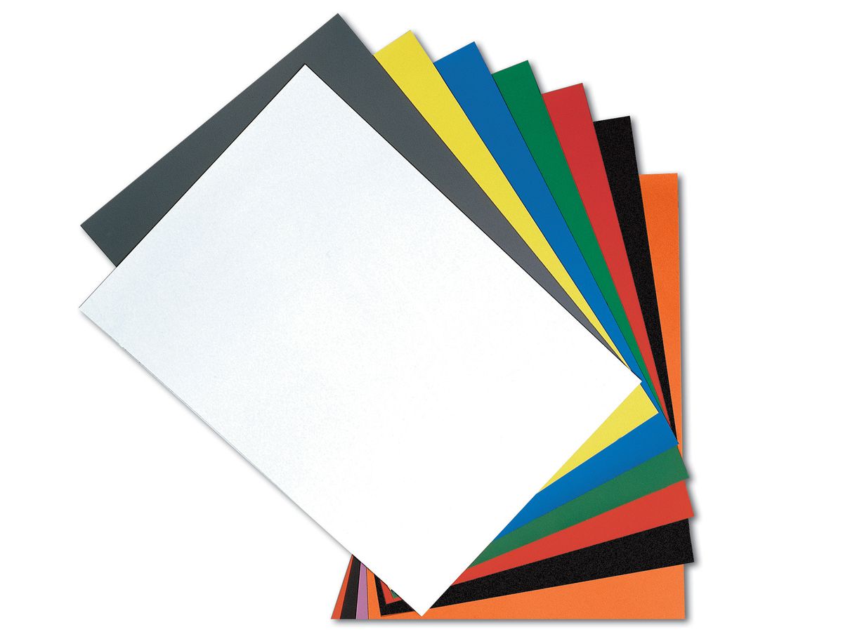 MAGNETOPLAN Magnetpapier A4 1266002 gelb (4013695008196)