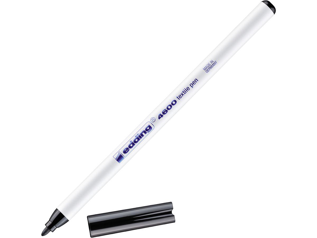 EDDING T-Shirt-Pen 4600 1mm 4600-1 schwarz (4004764022885)