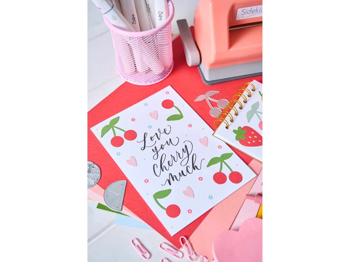 SIZZIX Stanzformen 666966 Fruit Doodles 17 Stück (0630454292661)