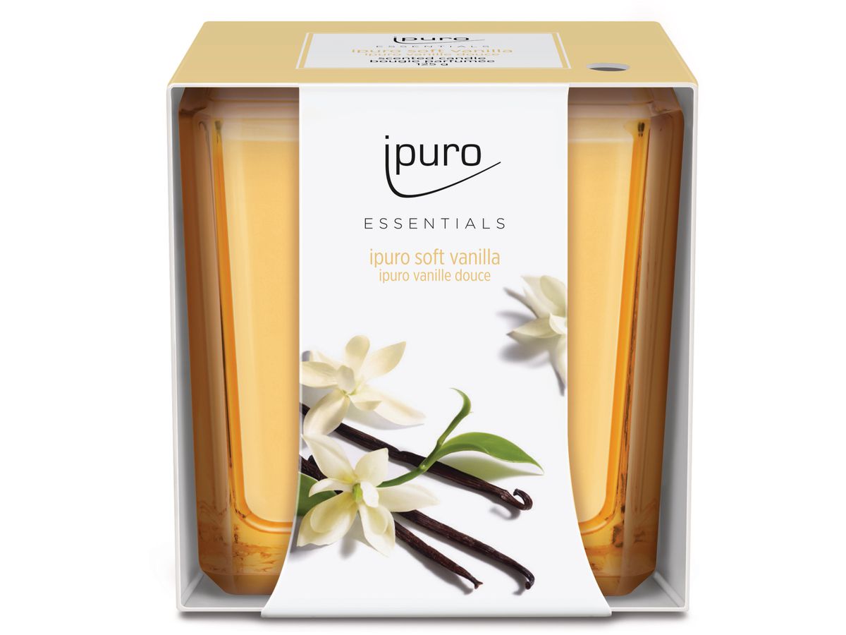 IPURO Duftkerze Essentials 051.1207 soft vanilla 125g (4051281984424)