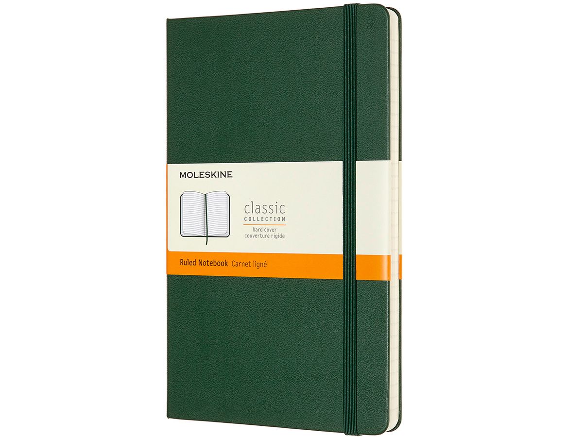 MOLESKINE Notizbuch HC L/A5 629063 liniert, myrtengrün, 240 S. (8058647629063)