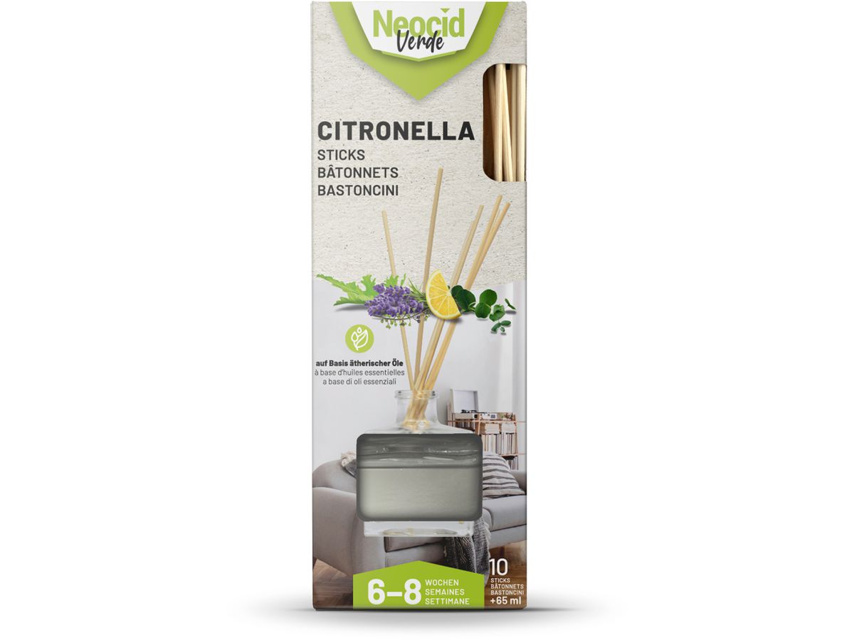 NEOCID EXPERT Citronella Sticks 48036 65ml + 10 Stäbchen (7610067480368)