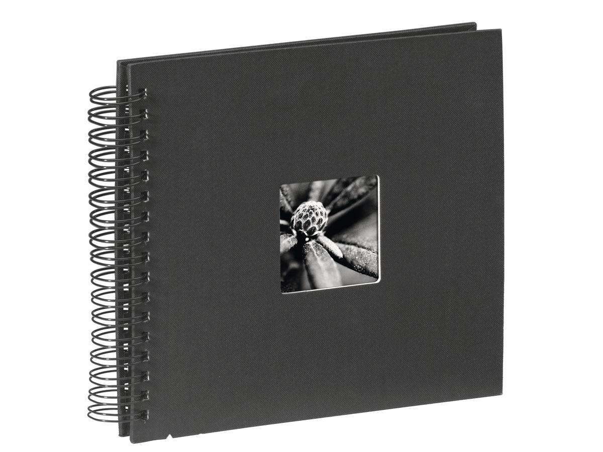 HAMA Spiralalbum Fine Art 28x24cm 90145 schwarz 25 Blatt (4007249901453)