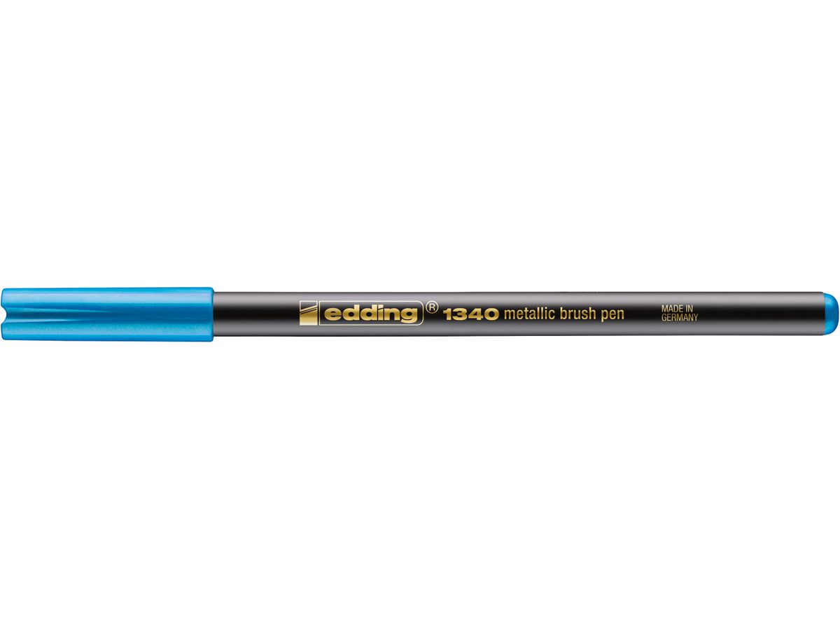 EDDING Brushpen 1340 004723-073 Metallic blau (4057305046352)