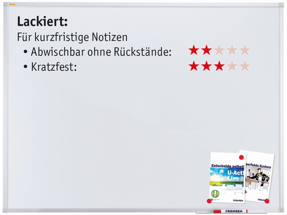 FRANKEN Whiteboard 90x120cm SC3103 X-tra!Line lackiert (4016946705646)