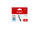 CANON Cart. d'inchiostro XL cyan CLI-581XLC Pixma TS6150/TS8150 8.3ml (4549292087017)