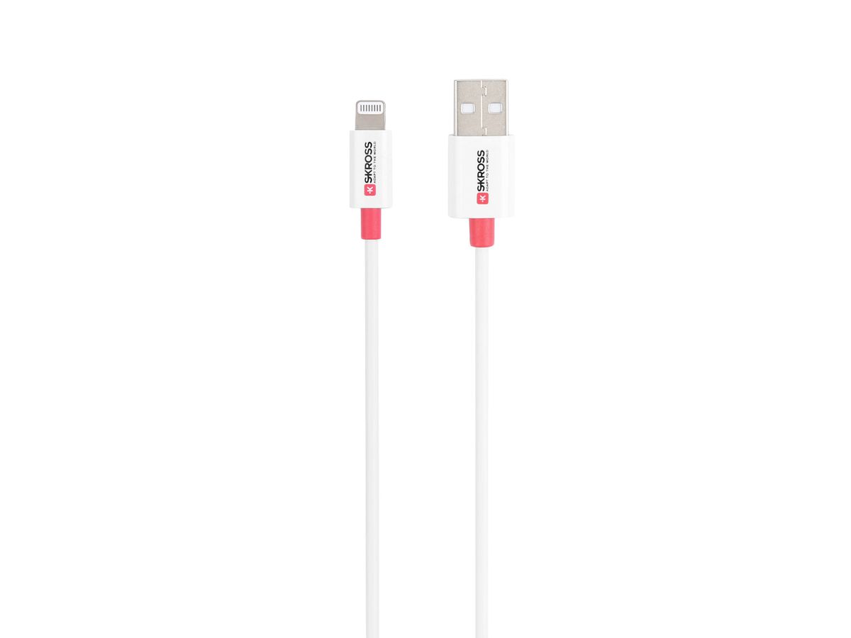SKROSS USB to Lightning Cable SKCA0004A-MFI120CN 1.2m wht (7640166326014)