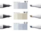 COPIC Marker Classic Designer 200750312 Crystal glass tints 3 pièces (4013695268798)