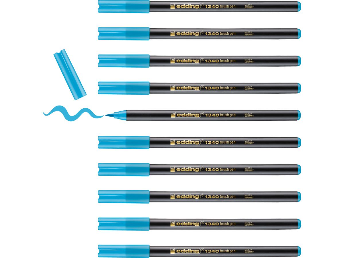 EDDING Brushpen 1340 1340-085 azur blau (4057305000583)