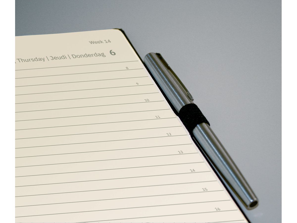 CONCEPTUM Tageskalender 2026 C2610 1T/1S schwarz 14.8x21.3cm (4004360772757)