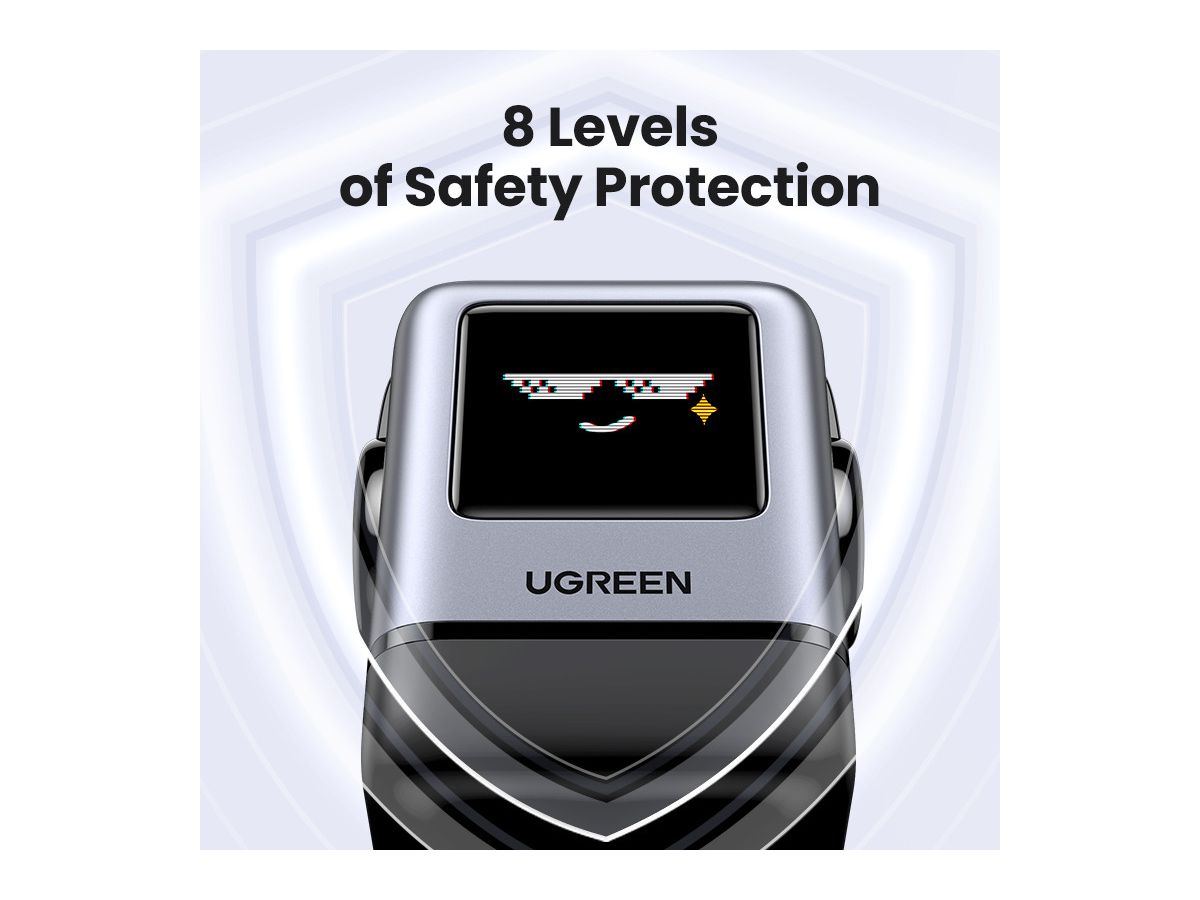 UGREEN USB-C Wallcharger Uno RG 45515B 100W,4-Port,GaN,Fast Charg. (6941876249787)