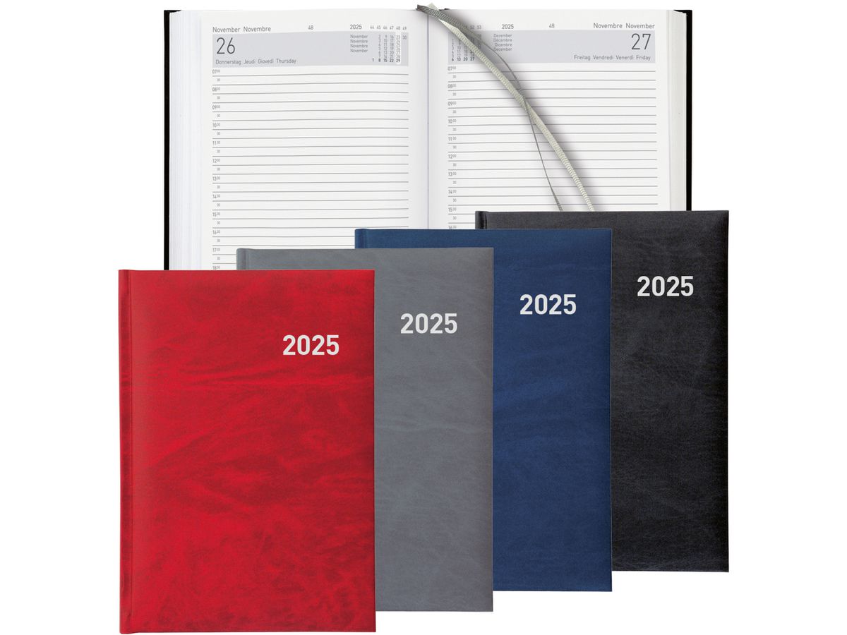 BIELLA Agenda Executive 2025 806510250025 1J/1P gris ML 14.5x20.5cm (7611365516292)