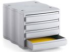 STYRO Scatola c. cassetti styrowave 248-8500.88 grigio/grigio 4 cassetti (7612176101073)