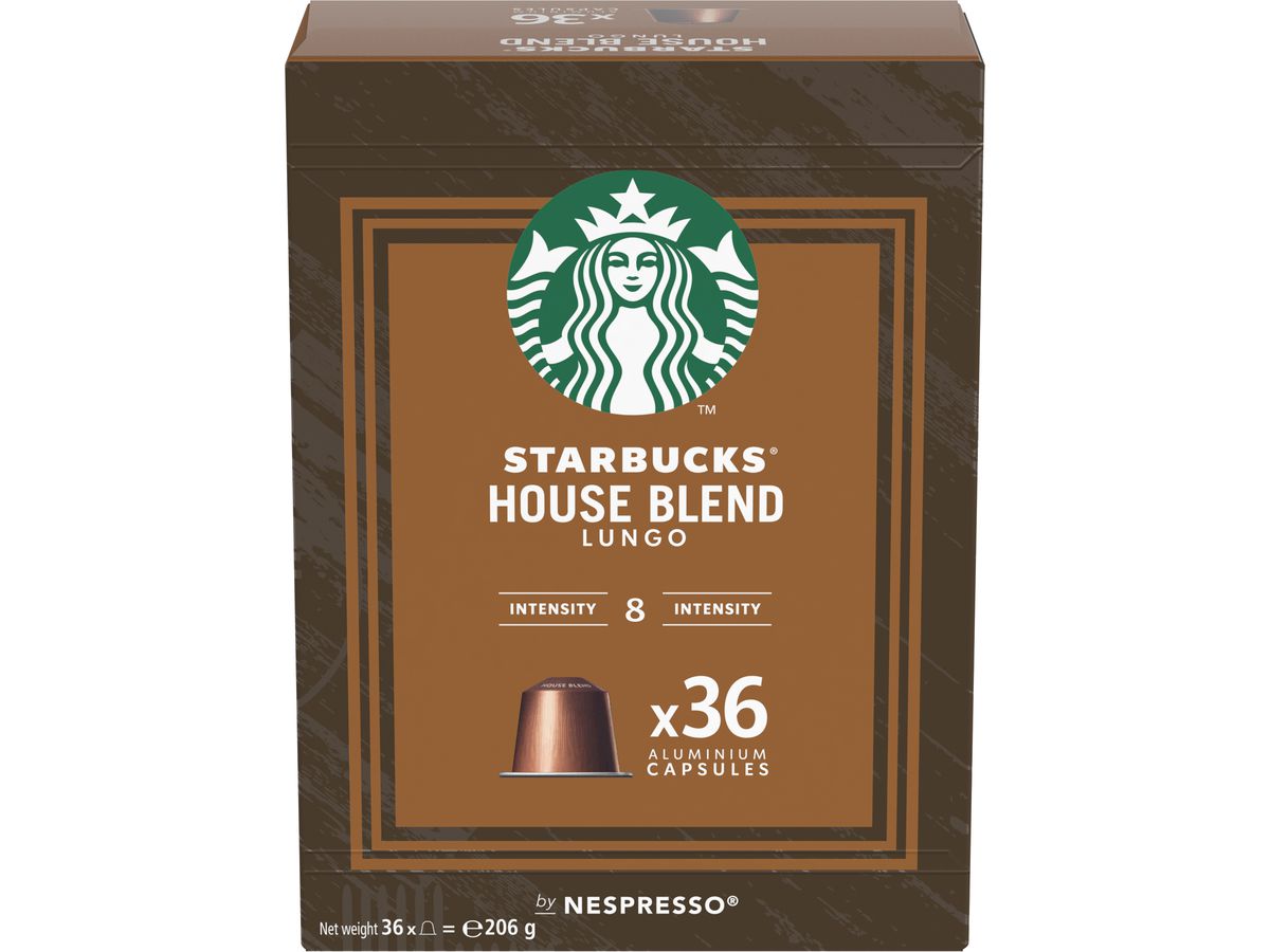 STARBUCKS Kaffeekapseln 36 Stk. 6230019 House Blend (7613287910455)