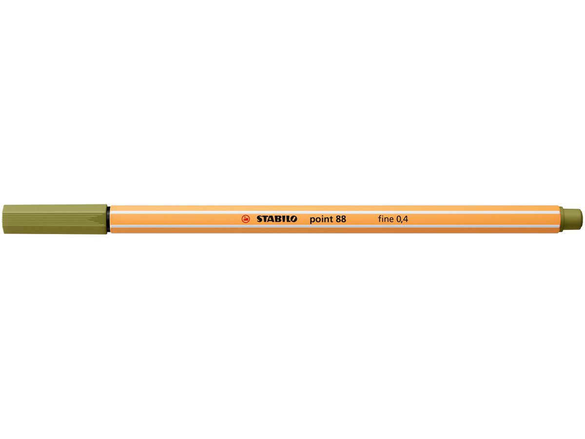 STABILO Fineliner Point 88 0.4mm 88/37 mud green (4006381574693)