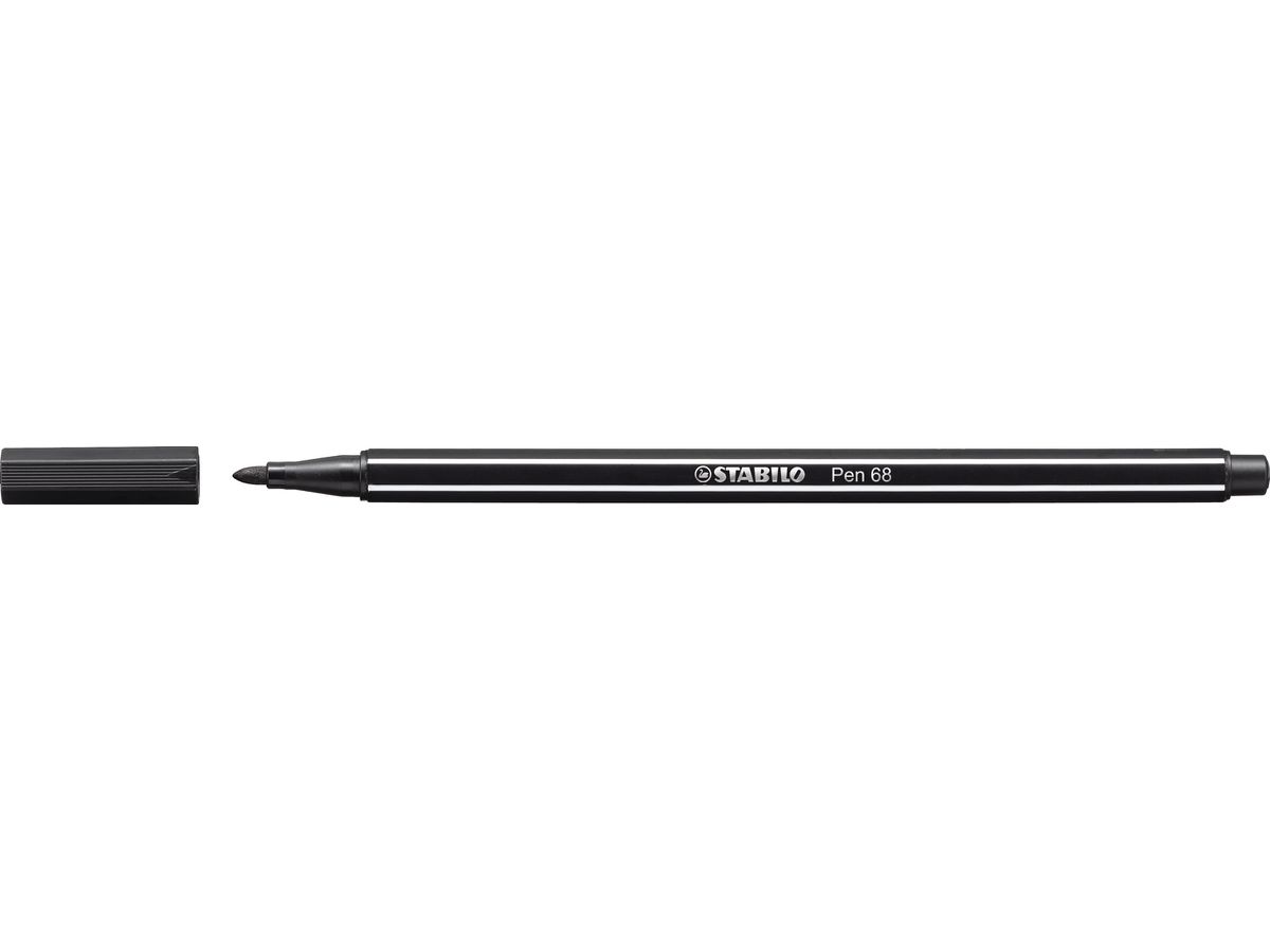 STABILO Fasermaler Pen 68 1mm 68/46 schwarz (4006381333313)