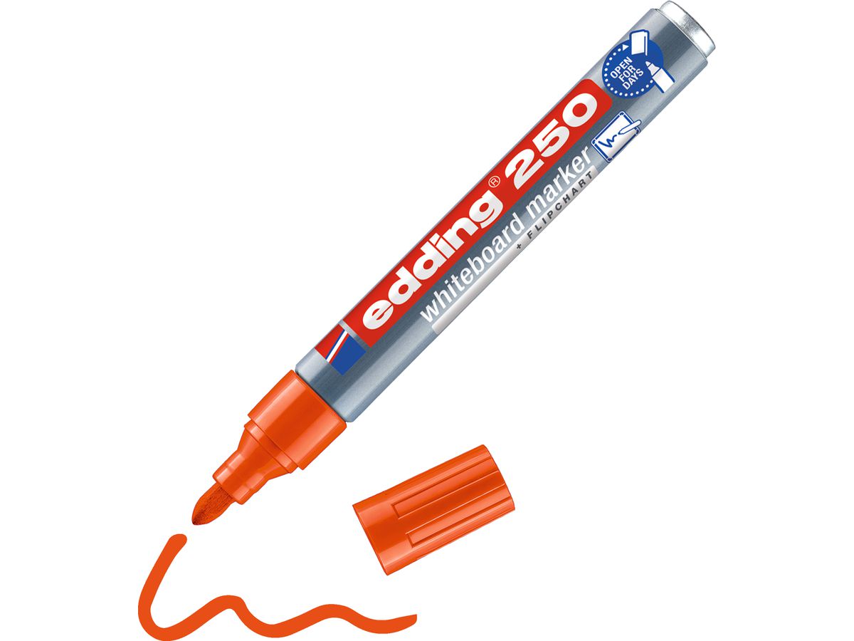 EDDING Whiteboard Marker 250 1,5-3mm 250-6 orange (4004764012961)
