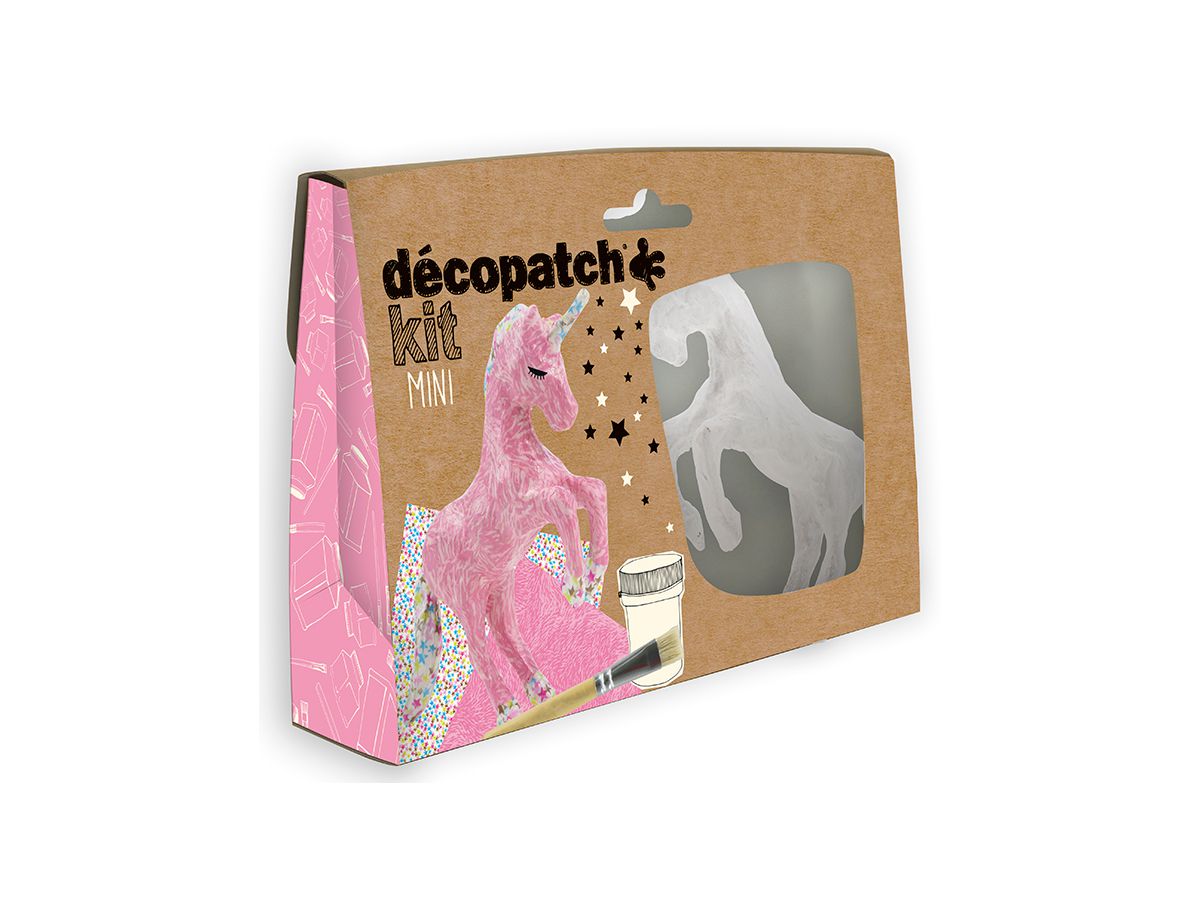 DECOPATCH Set artig. unicorno KIT009O Bogen, Tier, Pinsel, Lack (3609510350215)
