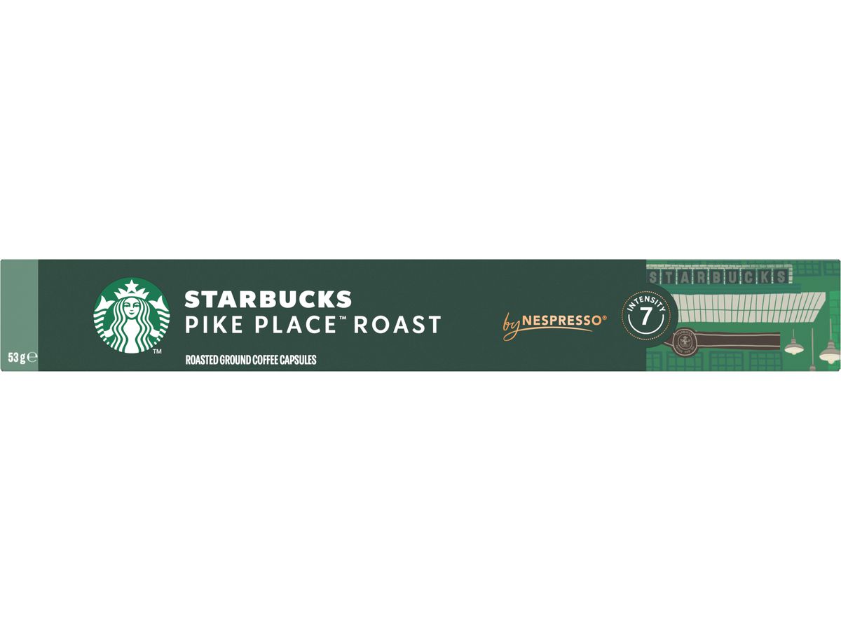 STARBUCKS Kaffeekapseln 10 Stk. 6220419 Pike Place Roast (7630477891677)
