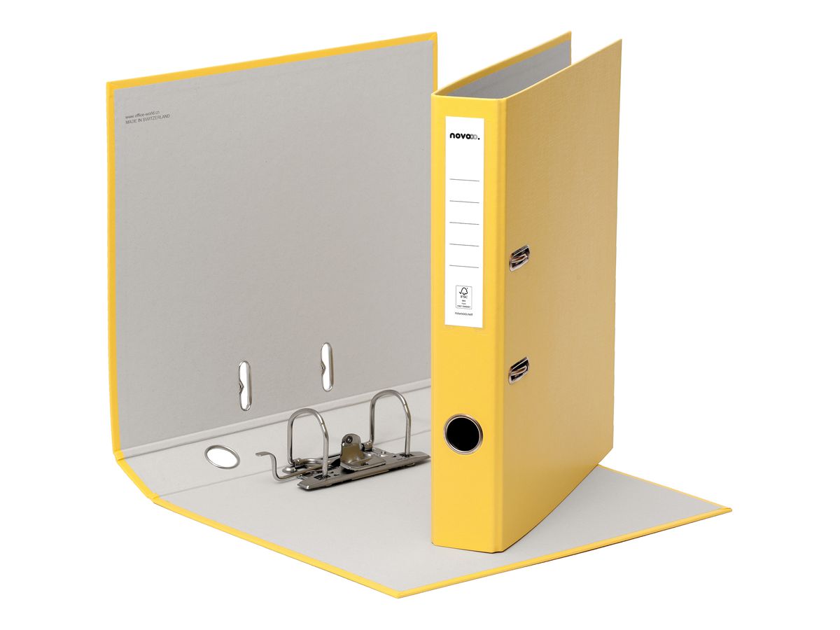 NOVOOO Pro Ordner 4cm 10349420NO2U gelb A4 (9010729080321)