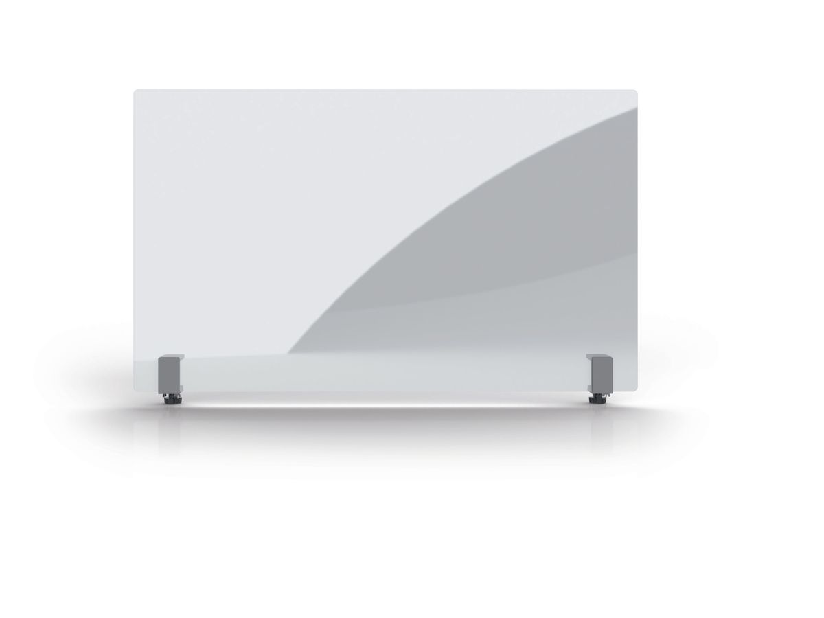 MAGNETOPLAN Hygienewand 1000x600mm 11029100 Acrylglas, mit Klemmhalter (4013695063874)