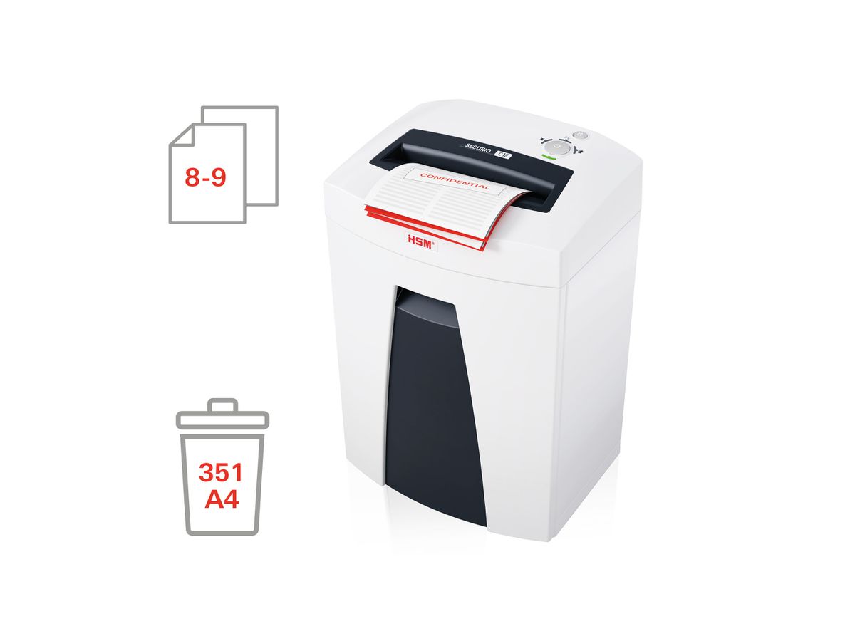 HSM Destructeur docu. SECURIO C18 1913121 P-4, 25lt (4026631056762)