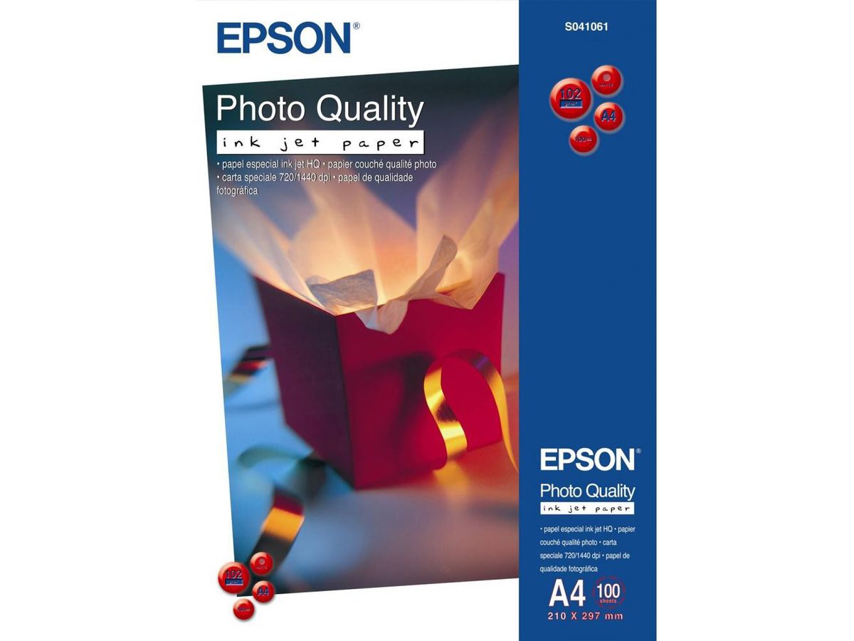 EPSON Photo Paper A4 S041061 InkJet 102g 100 Blatt (0010343812017)
