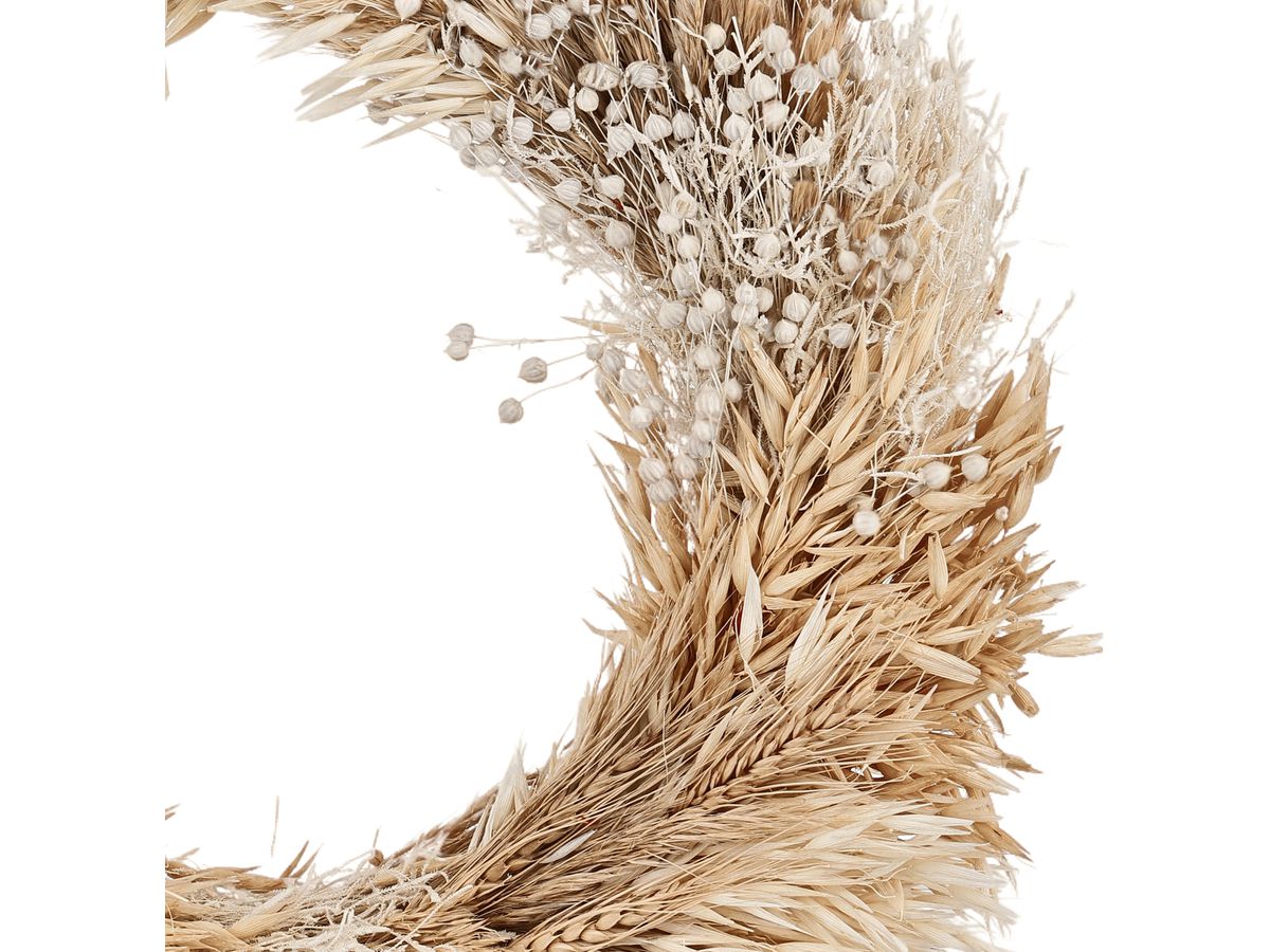 EGLO Trockenblumen MINALIN Ø36cm 428064 beige, Kranz (9008606266739)