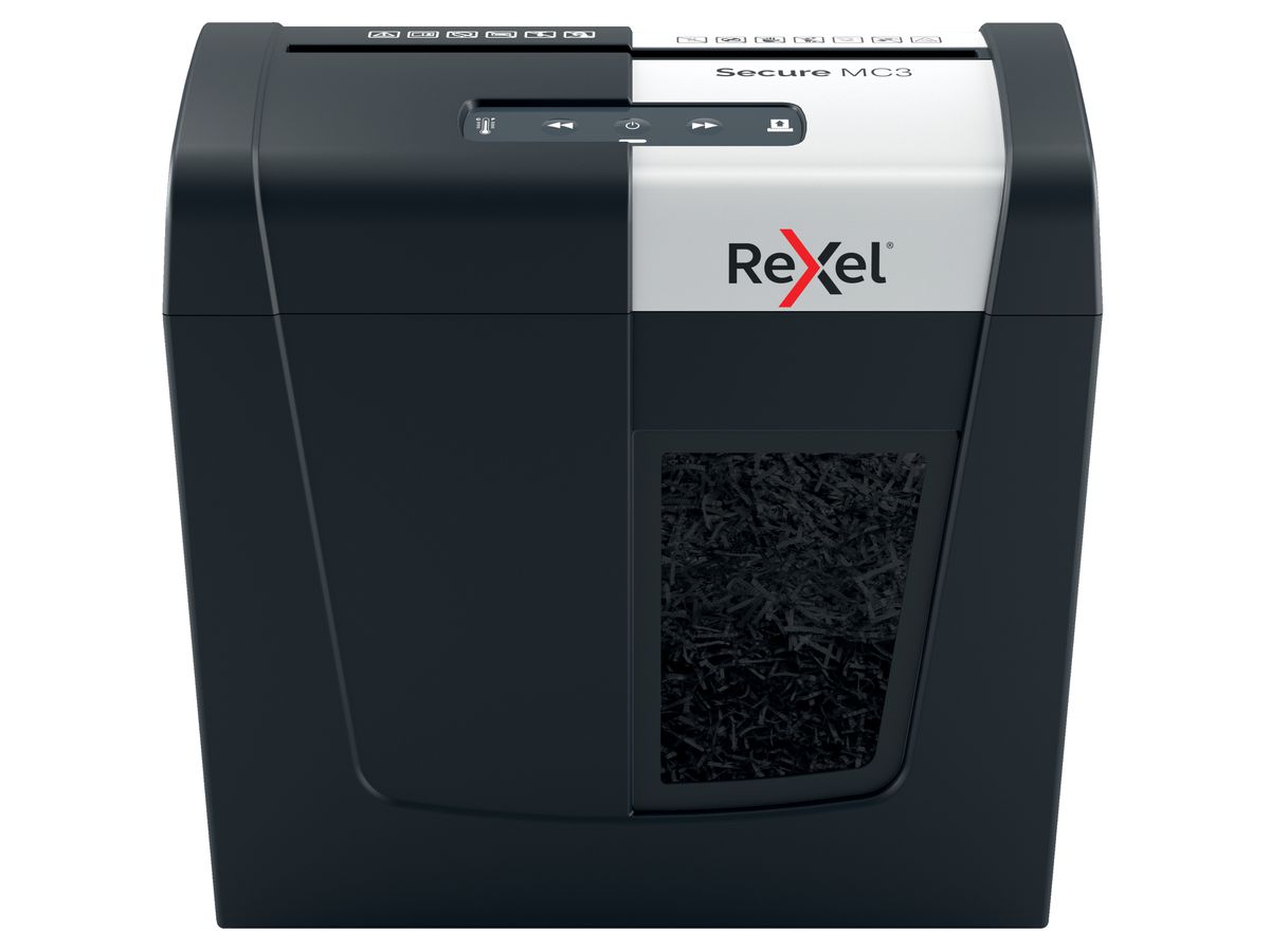 REXEL Aktenvernichter Secure 2020128EU MC3, P-5, 10lt (5028252615327)