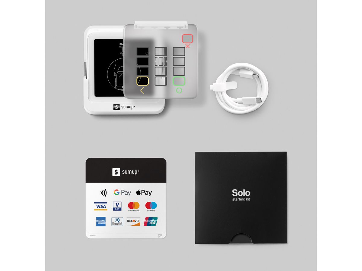 SUMUP Chipkartenleser Solo SUMRDRSOL073 inkl. Ladestation (4260325424974)