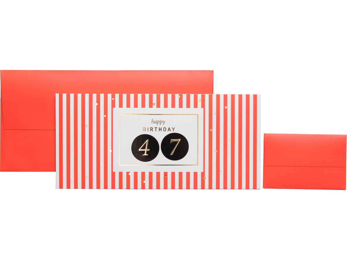 STEWO Gutscheinverpackung Marc 2581572620 rot FSC 11x23cm (7630050834015)