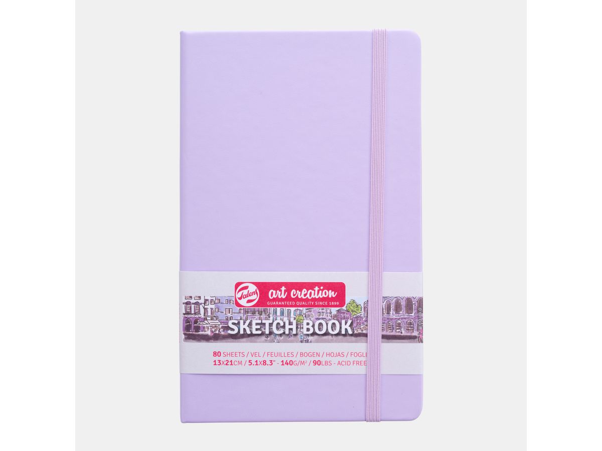 TALENS Sketchbook 13x21cm 9314312M pastelviolet 80 pages (8712079466992)