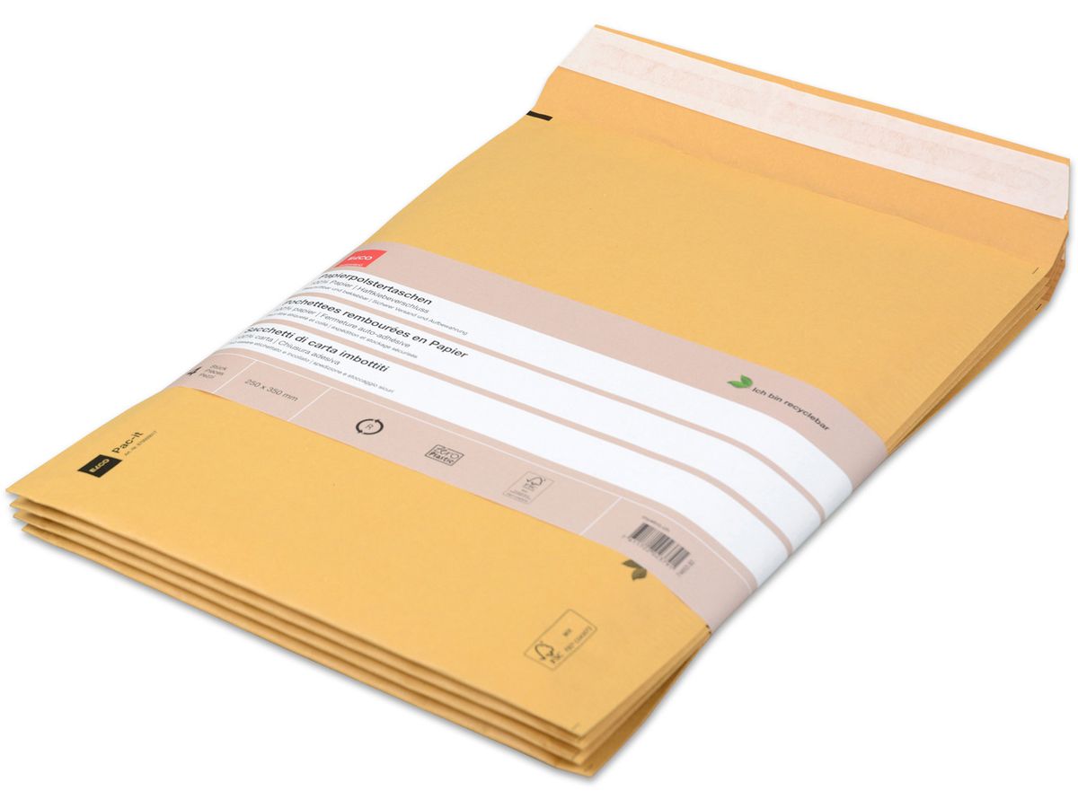 ELCO Papierpolstertasche 74653.92 250 x 350mm, braun 4 Stk. (7611722023791)