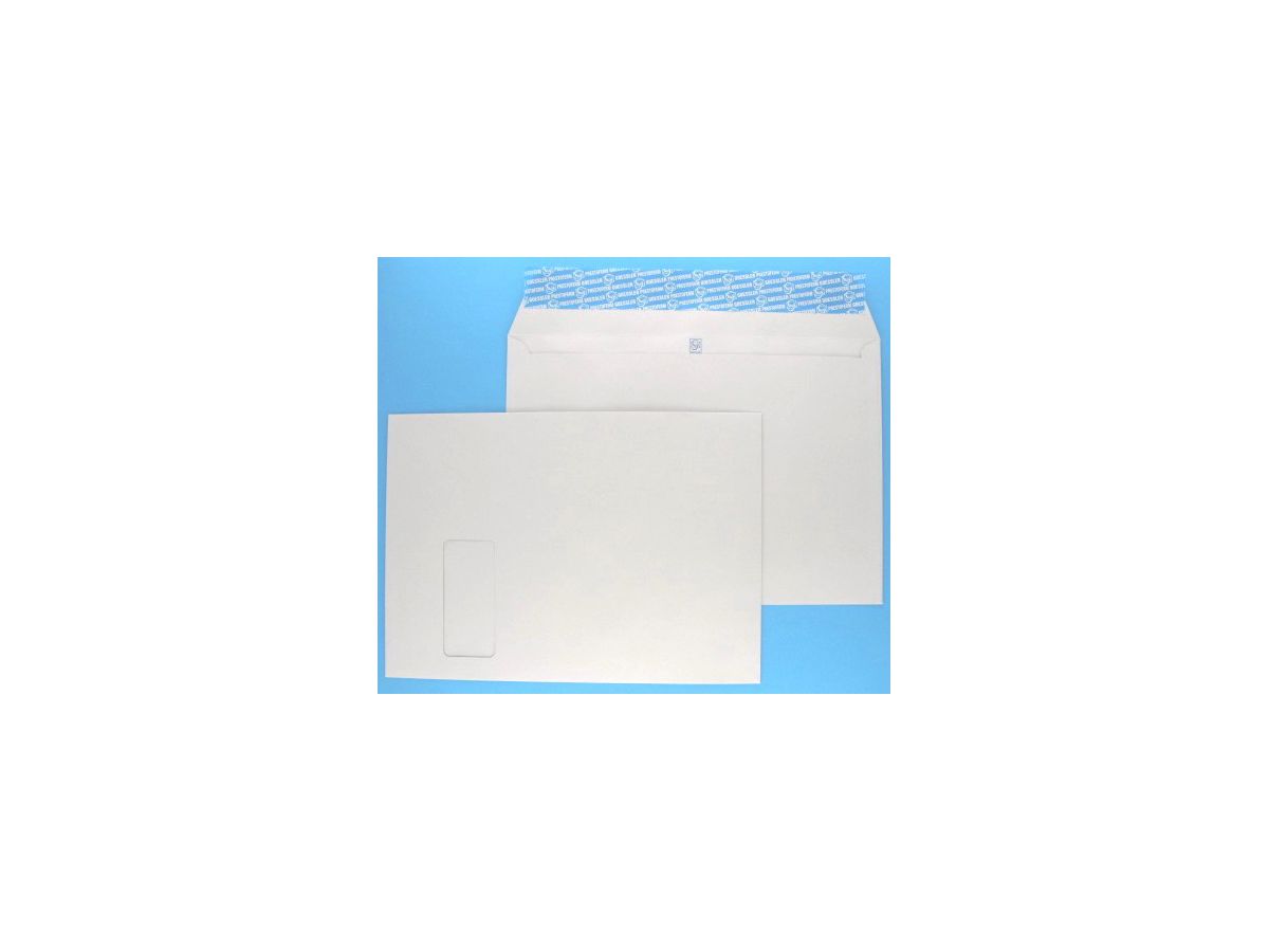 GOESSLER Couvert Renova m/Fenster C4 1382 120g, grau 250 Stück (7640126610900)